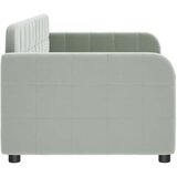  Dnevni krevet svjetlosivi 80 x 200 cm baršunasti | shoptok.hr