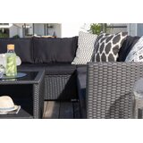 Venture Home Haiti kutna vrtna lounge garnitura, crna, šifra 1542-238 | shoptok.hr