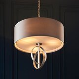  Endon 95216 - Luster na lancu 3xE27/10W/230V prečnik 60 cm siva | Eponuda.com