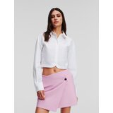 Karl Lagerfeld Bluza srebro / bijela | shoptok.hr