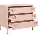 vidaXL Komoda roza 68x39x58,5 cm hladno valjano jeklo | Shoptok.si