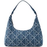 Calvin Klein Torba za čez ramo moder denim / bela Cene