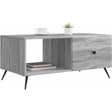  Kava Stol Siva sonoma 90 x 50 x 40 cm Konstruirano drvo | shoptok.hr