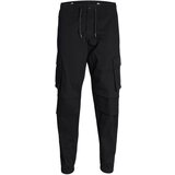 Jack & Jones Kargo hlače 'Kane Noah' črna / off-bela Cene