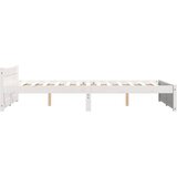  Okvir za krevet masivno drvo bijeli 120x190 cm mali bračni | shoptok.hr