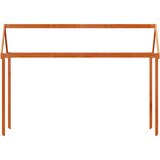 Krov za dječji krevet voštano smeđi 207x80,5x151,5 cm borovina | shoptok.hr