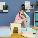  Jastučići za penjanje, mekane igračke, 10-dijelni set jastučića za dijete, poligon (pastelne boje) | shoptok.hr