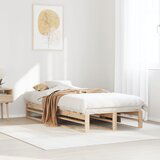 Maison Chic Posteljni okvir - Enojna postelja - Postelja za odrasle brez vzmetnice 90x200 cm trdna borovina-J6786, (21761361) | Shoptok.si