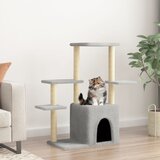 vidaXL Penjalica za mačke sa stupovima za grebanje svjetlosiva 97 5 cm | shoptok.hr