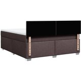  Krevet s oprugama i madracem tamnosmeđi 180x200 cm tkanina | shoptok.hr