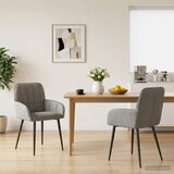  Trpezarijske stolice 2 pcs Baršun Svjetlosiva 57 x 50 x 85 cm | shoptok.hr