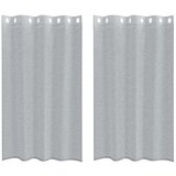 vidaXL Voile zavesa z zavesami 2 pcs Temno siva 175 x 140 cm Poliester, (5000149362) | Shoptok.si