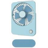 INF Ultra-tanek zložljiv namizni ventilator s 3600mAh baterijo Blue, (5000286665) | Shoptok.si