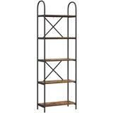 vidaXL Polica Dimljeni hrast 60 x 30 x 183 cm Konstruirano drvo | shoptok.hr