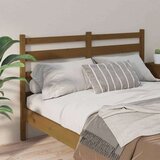  Posteljno vzglavje medeno rjavo 126x4x100 cm trdna borovina, (20646151) | Shoptok.si