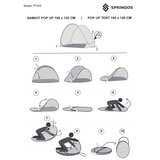 Pop up šator plavi 150 x 120 cm | shoptok.hr