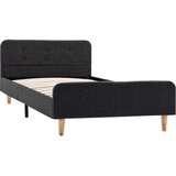  Okvir za krevet od jute tamnosivi 100 x 200 cm | shoptok.hr