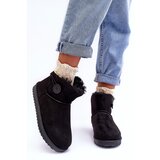 Boto Women's Quilted Snow Boots With Ornament Black Siriol | Shoptok.si