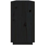  Komoda crna 100 x 40 x 75 cm od masivne borovine | shoptok.hr