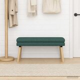  Klupa s dvostrukim slojem Tamnozelena 110 x 40 x 47 cm Tkanina | Eponuda.com