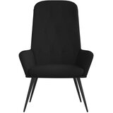  Stolica za opuštanje crna baršunasta | shoptok.hr
