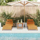  Ležaljka za sunčanje 2 pcs Smeđa 55 x 184 x 64cm | shoptok.hr