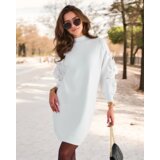 Resti Women's sweater dress mini with decorative sleeves | shoptok.hr
