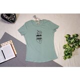  Anatomska ljubav - Strukirana majica Pastelno zelena L | ePonuda.com