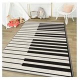 Conceptum Hypnose tepih Hmi Kdc-85, pravougaoni, 100 x 140 cm, crno-bijeli | Eponuda.ba