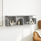  Zidni ormarić boja betona 100x20x30 cm od konstruiranog drva | shoptok.hr