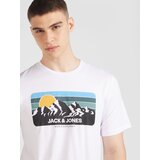 Jack & Jones Majica 'JJPEAK' žuta / zelena / crna / bijela | shoptok.hr
