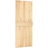  Drsna vrata s kompletom vodil 85x210 cm trdna borovina, (20999107) | Shoptok.si