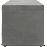  Stolica Tamno siva 101 x 41 x 40 cm Svileni i Fino Radeći Drvo | shoptok.hr