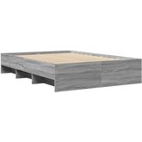  Okvir za krevet boja hrasta 120 x 200 cm od konstruiranog drva | shoptok.hr