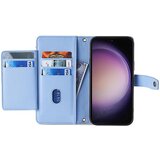 INORCO Ovitek za telefon z žepom na zadrgo za Samsung Galaxy S23, reže za kartice, stojalo, PU usnjen ovitek za telefon s trakovi, (22035935) | Shoptok.si