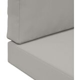  Zunanja blazina za kavč 2 pcs Siva Poliester, (5000202290) | Shoptok.si