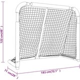  Gol za hokej crveno-bijeli 183 x 71 x 122 cm od poliestera | shoptok.hr