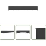  The Living Store 6-panelni vetrobran tkanina 800x160 cm antraciten - Vetrobran, (21742820) Cene