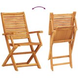  Sklopivi bistro set 3 pcs Smeđa Čvrsto drvo akacije | Eponuda.com