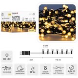  Toplo Bijela LED Kuglasta Svjetla za Božićno Drvce 200 Lampica ~16m | shoptok.hr