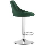 KAST barska stolica - baršunasto zelena / kromirana baza x 2 | shoptok.hr