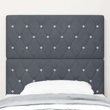 vidaXL naslon za glavu s kristalnim gumbima tamno sivi 100 cm luksuzni, naslon za glavu s kristalnim gumbima tamno sivi 200 cm luksuzni | shoptok.hr