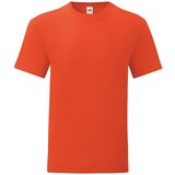 Fruit Of The Loom Red men's t-shirt in combed cotton Iconic with sleeve | Shoptok.si
