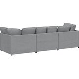  Modularna sofa s jastucima, tkanina, svijetlo siva | Shoptok.si