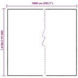 CERADA s rupama *Transparent*an 5 x 10 m Polietilen - 5 x 10 m | shoptok.hr