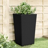 vidaXL Vrtne sadilice 4 kom crne 32 5 x 32 5 x 57 cm od PP-a Cijene
