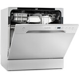 Klarstein Amazonia 8, mini perilica posuđa, F, 1620 W, srebrna | shoptok.hr
