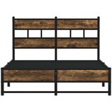 Metalni okvir kreveta bez madraca boja hrasta 120x190 cm | shoptok.hr