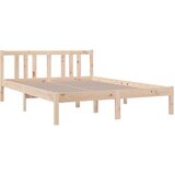  Okvir za krevet od masivnog drva 135 x 190 cm bračni | shoptok.hr