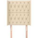  Uzglavlje s ušima krem 83x16x118/128 cm od tkanine | shoptok.hr